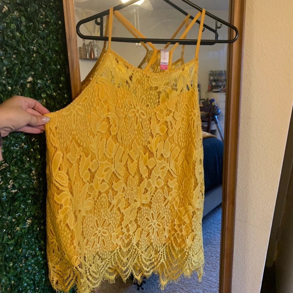 Plus Size Lace Top